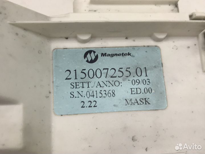 Плата стиральной машины Indesit 215007255.01