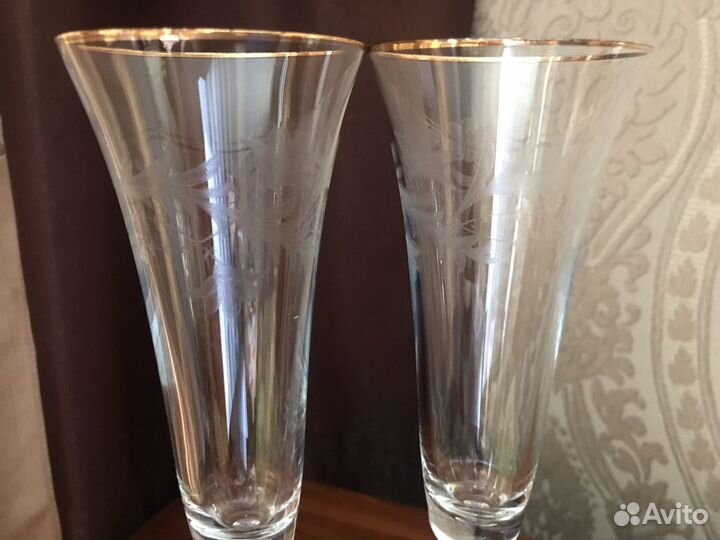 Фужеры богемия для шампанского