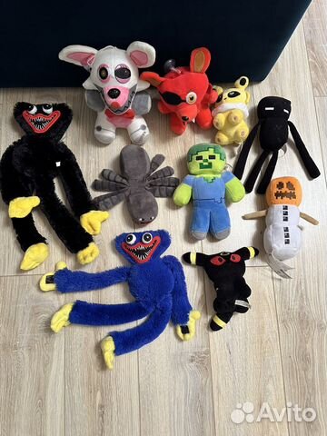 Мягкие игрушки майнкрафт фнаф