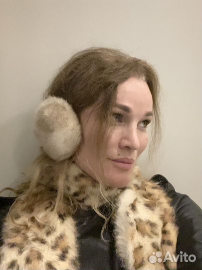 Меховые наушники