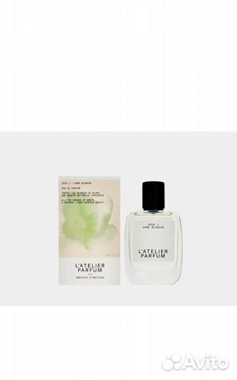 Туалетная вода l'atelier parfum arme blanche