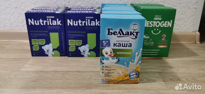 Детское питание смесь каши