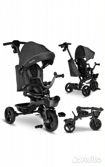 Трехколесный велосипед lionelo kori с ручкой