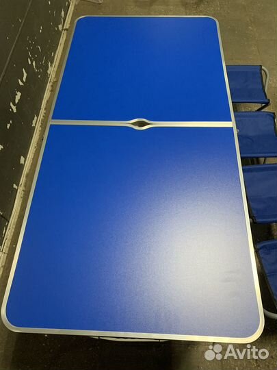 Туристический стол со стульями складной