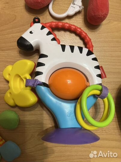 Развивающие игрушки, грызунки, погремушки 0-12 мес