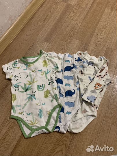 Вещи пакетом на мальчика девочку 74 80 86