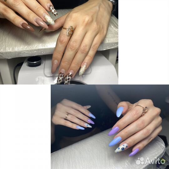 Наращивание ногтей,маникюр,покрытие гель лаком
