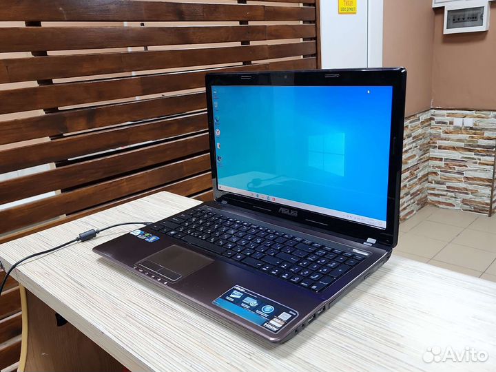 Ноутбук asus k53s core i3 SSD 128 gb GT-610m 2gb