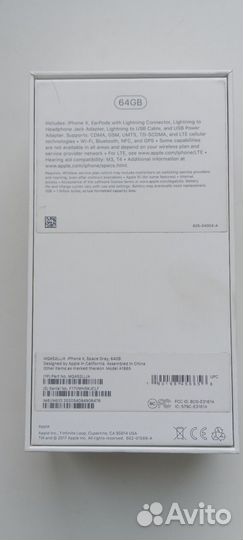 iPhone X, 64 ГБ