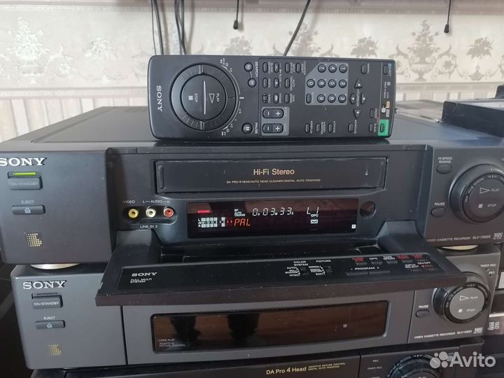 Видеомагнитофон sony hi fi