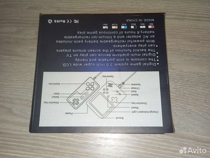 Коробка от приставки приставка в подарок и провода