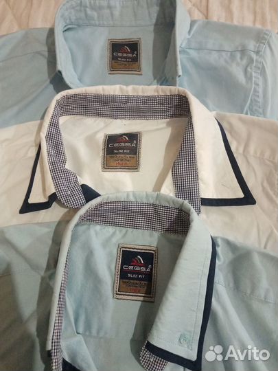 Рубашки х/б в школу 128 140