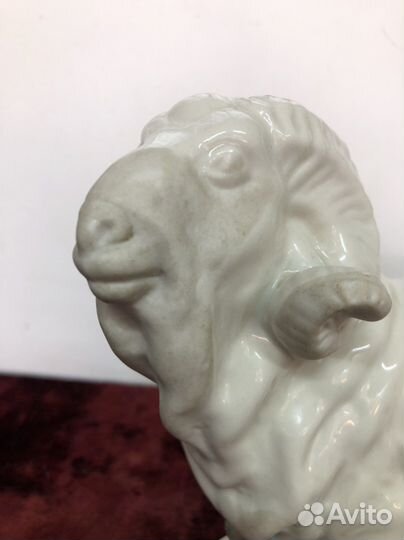 Статуэтка баран старая гжель