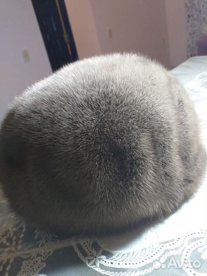 Норковый берет женский