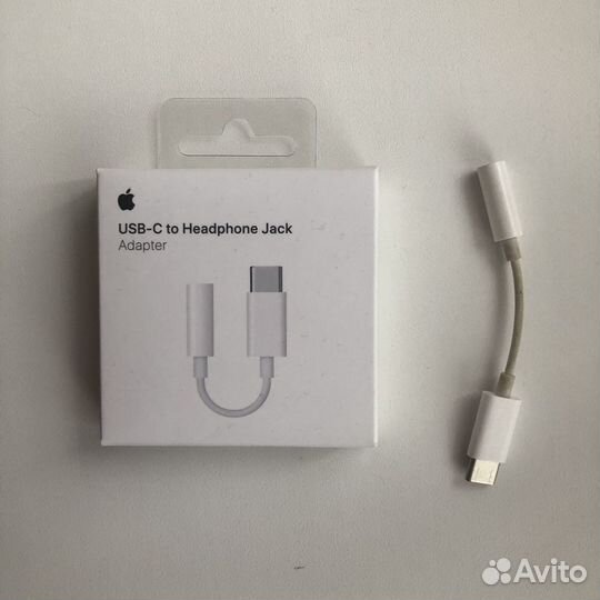Адаптер Apple USB-C to jack. Для макбука/айпада