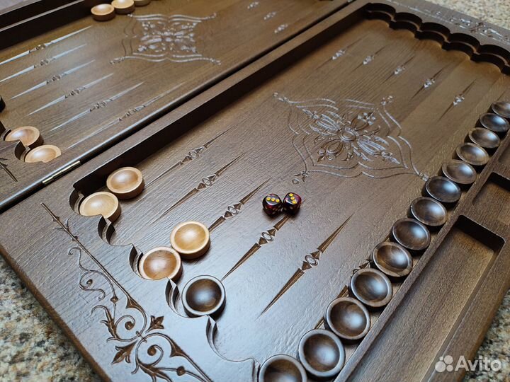 Шахматы резные + нарды