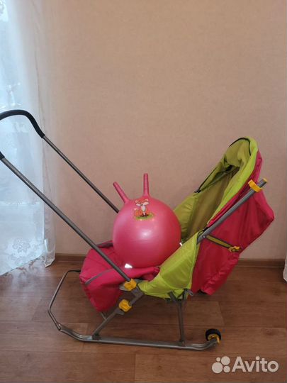 Детские санки коляска