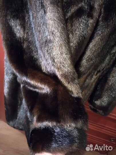 Шуба искусственная под норку