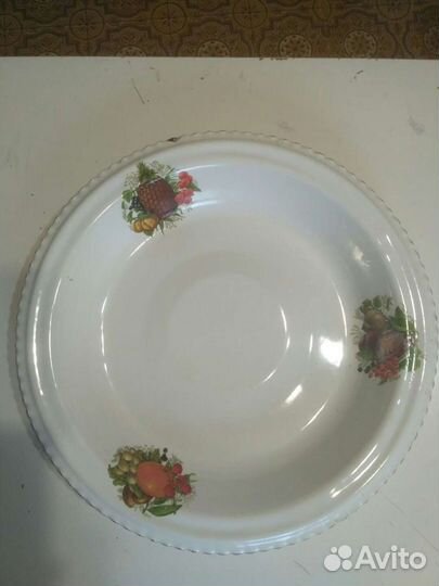 Блюдо из цветного купоросного стекла и другие СССР