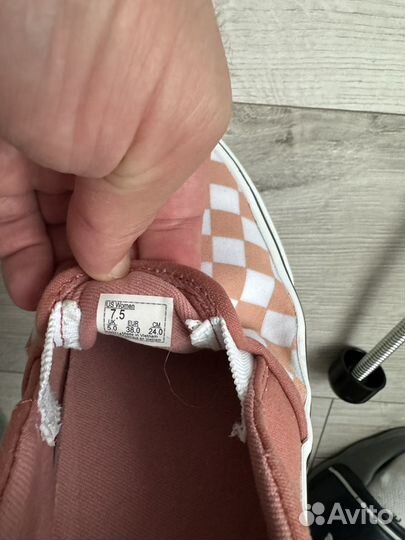 Слипоны vans женские