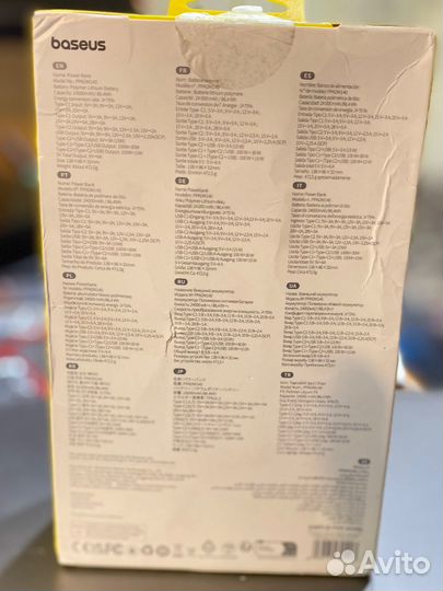 Пауэрбанк для ноутбука Baseus Adaman 140w новый