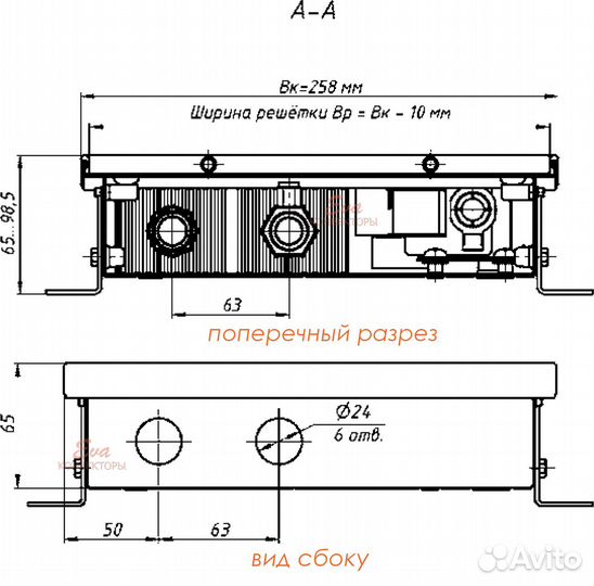 Калориферы с вентилятором высота 65 ева Systems