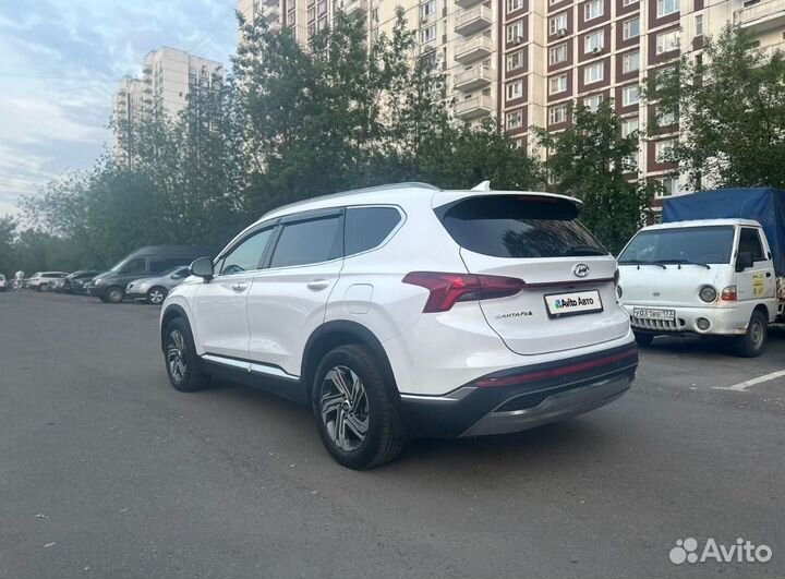 Hyundai Santa Fe 2.5 AT, 2021, 45 000 км