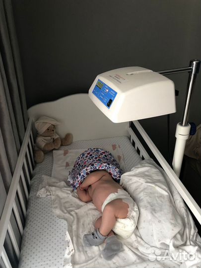 Лампа от желтушки и билитест