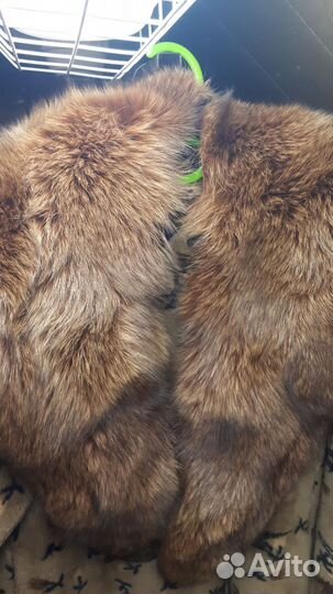 Меховой воротник песец