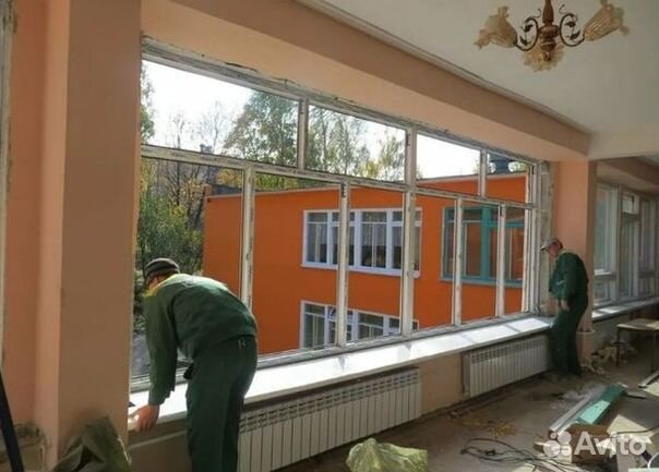 Остекление окон и балконов пвх