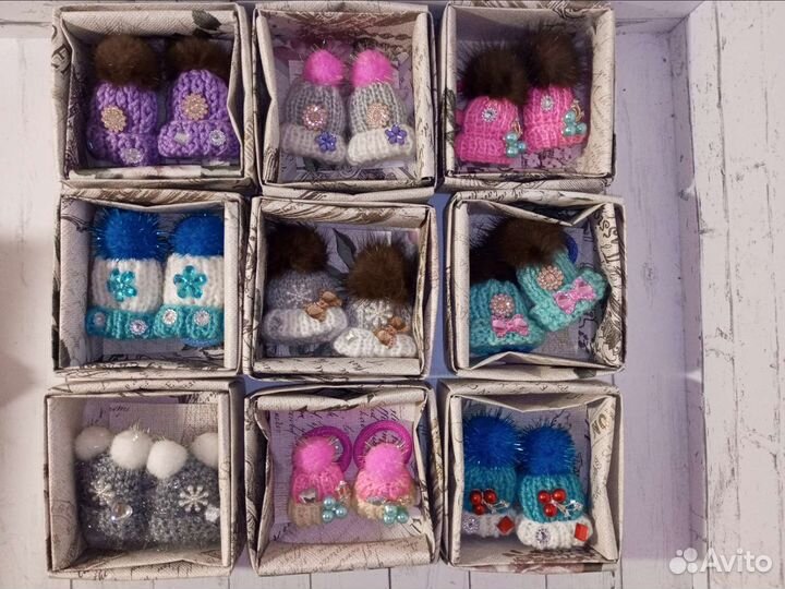 Резиночки для волос мини-шапочки