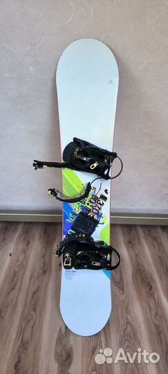 Доска для сноуборда atom, крепления Atom