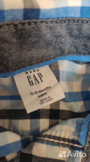 Боди рубашка Gap