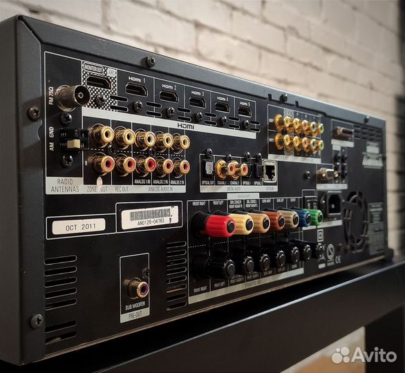 Топовый 7.1 USB Bt Lan ресивер Harman avr365