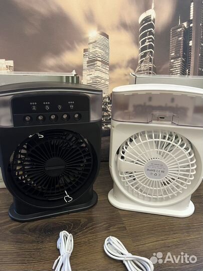 Мини вентилятор кондиционер увлажнитель воздуха