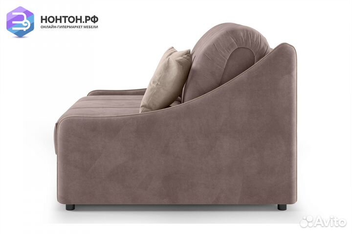 Кресло аккордеон Эско коричневое / светло-коричнев