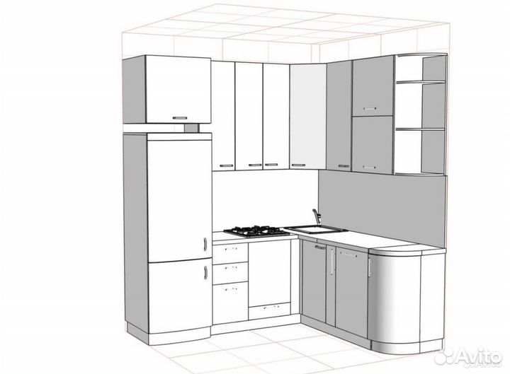 Выездной дизайнер корпусной мебели (кухни)