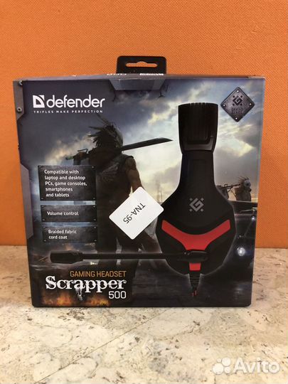 Игровые наушники с микрофоном Defender Scrapper500