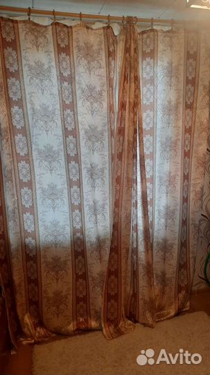 Карниз, шторы и тюль для комнаты