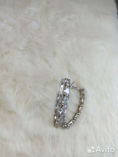 Серьги серебро