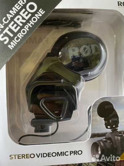 Rode Stereo Videomic pro накамерный микрофон