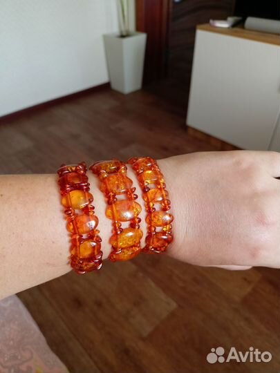 Янтарный браслет