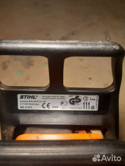 Бензопила stihl ms 210 /с