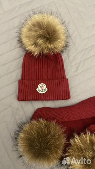 Moncler шапка шарф