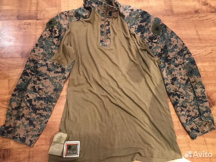 Боевая рубашка frog usmc marpat woodland