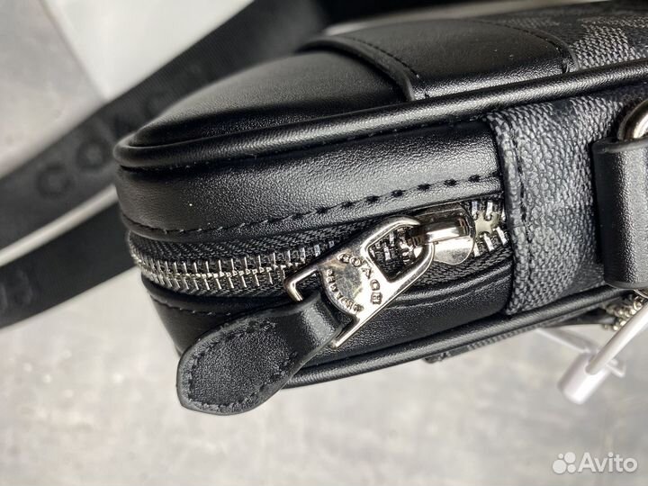 Сумка мужская coach через плечо новая