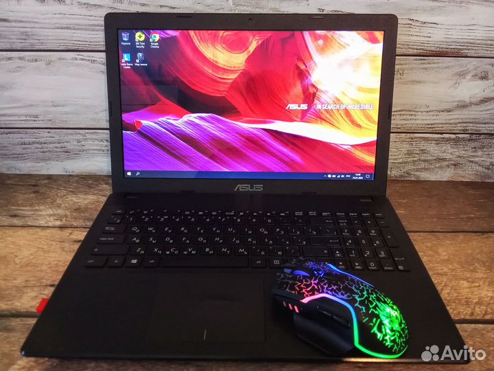 Ноутбук мощный Asus 4 ядра, 8gb / 320gb