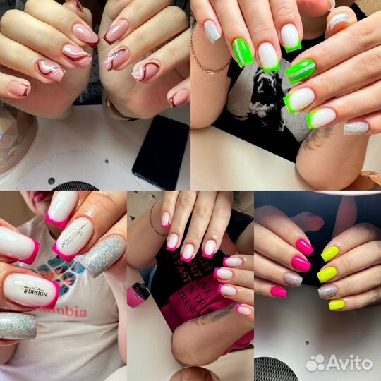 Наращивание ногтей,маникюр,педикюр,гель лак