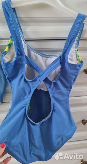 Комплект для бассейна купальник шапочка на 3-6 лет