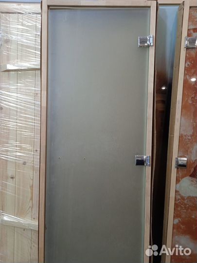 Двери для бани и сауны стеклянные